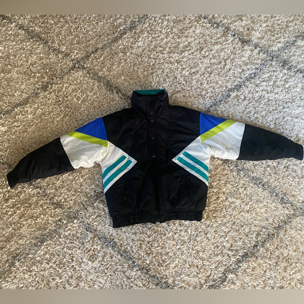 Vintage St John’s Bay Women’s Ski jacket, size medium,fun retro colors